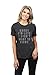 Thread Tank Sorry I'm Late Didn't Want to Come Women's Relaxed T-Shirt Tee Charcoal Grey
