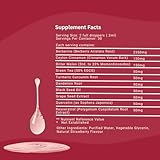 Berberine Supplement 3000mg with Ceylon Cinnamon, Blood Sugar Support & Glucose Balance, with Bitter Melon & Turmeric, Metabolic Health, High Strength Berberine Liquid Drops, 60ml, Strawberry Flavour - Image 2