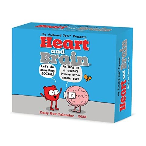 Heart & Brain by the Awkward Yeti 2023 Box Calendar Cover
