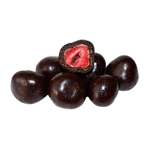 Gefriergetrocknete Erdbeeren in Zartbitterschokolade 500 g Cover