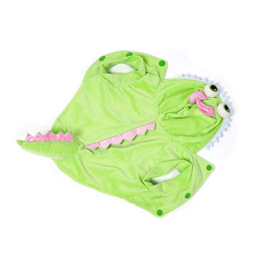 Disfraz de Dragón Verde para Perros y Gatos miniatura 6