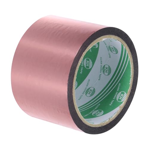 MECCANIXITY Rose Red Metalized Tape 2 Inch x 55 Yards Decor Tape for Detailing Accent Wall, Graphic Arts