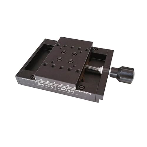 1pcs X Axis 50mm Manual Linear Stage Displacement Platform - Precision Optical Sliding Table for Home & Industrial Applications(Pt-sd102ps)