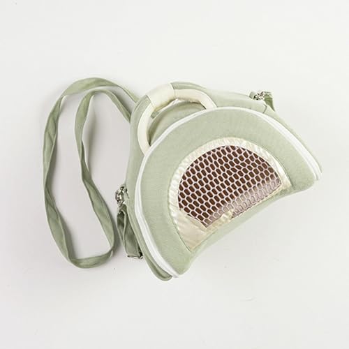Fenteer Bolsa de transportador de hamster, com janela de malha, habitat, portátil, pequenos animais