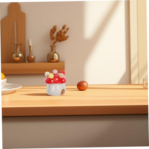 Pot céramique champignon ustensiles miniatures décoration fruits