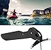 Kayak Rudders Kit, Canoeing Rudder Replacement Parts, Tail Vane Rudder Set for Sea Kayaks Fishing Boat Ship, Black