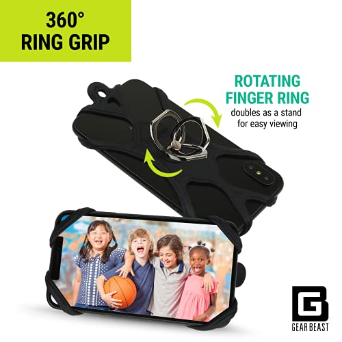 Gear Beast LAN-RNG-BLK Universal Phone Lanyard Holder And Ring Grip thumb #2