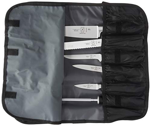 Image of Mercer Culinary Genesis 7-Piece Forged Knife Roll Set
