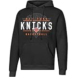 Ultra Game Men's NBA Official Super Soft Get Right Hoodie Sweatshirt, New York Knicks, Black, Medium