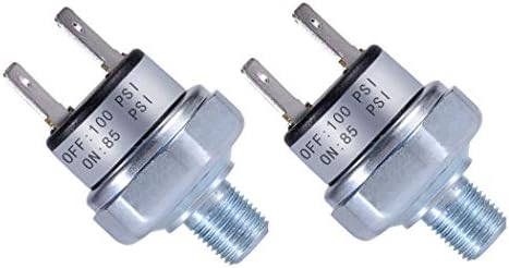 Air Pressure Switch 85-100 PSI Pressure Switch 1/8"-27 NPT DC 24V 12V Pressure Switch Air Compressor Pressure Switch 100PSI Pressure Switch DC Pressure Switch