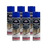 Nilco Stainless Steel Cleaner Aerosol 6-Pack, 500ml Non-Fragranced, NSF Registered Spray – Cleans & Polishes Metal Surfaces for Home & Industrial Use – Oil-in-Water Emulsion, Easy Application