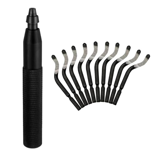 Sharplace Juego de Herramientas de Desbarbado con 10, Raspador, Cuchillo Manual para Desbarbar Y Recortar