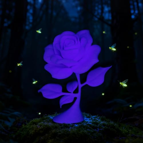 Image of iSANMATE PLA Glow in the Dark Filament, PLA Lights Filament Purple for 3D Printers, Dimensional Accuracy + /- 0.03 mm, 1 kg /Spool