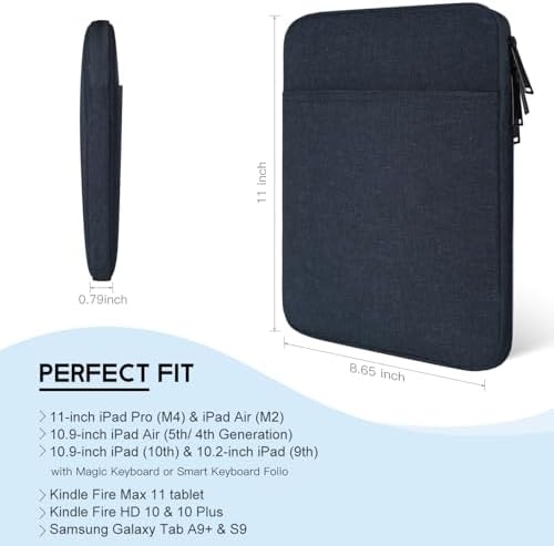 10 Inch Travel Tablet Sleeve Case for Samsung Galaxy Tab A9+ Plus 11", iPad Pro ... 3 41flvei9o7L. AC