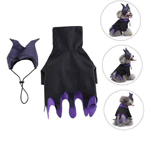 Disfraz perro Bruja Halloween 3 piezas tamaño S miniatura 4