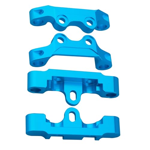 Chanmoo RC TT-02 Full Set Upgrade Kit Aluminum Drive Shaft Swing Arm Steering Cup CVD Bumper Motor Base Suspension Arms For Tamiya TT02 Upgrade Part 1/10 On Road Touring Rally Racing Car (Blue 21PCS) - Thumbnail 4