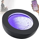 【CONTRÔLE VIA APPLICATION】Le plateau de sable de méditation vous permet d'accéder à des centaines de motifs enchanteurs et de couleurs de lumière d'ambiance via l'application dédiée. Ajustez la vitesse, créez des playlists personnalisées – le tout d'un simple scan. Votre univers de sérénité, à portée de main.