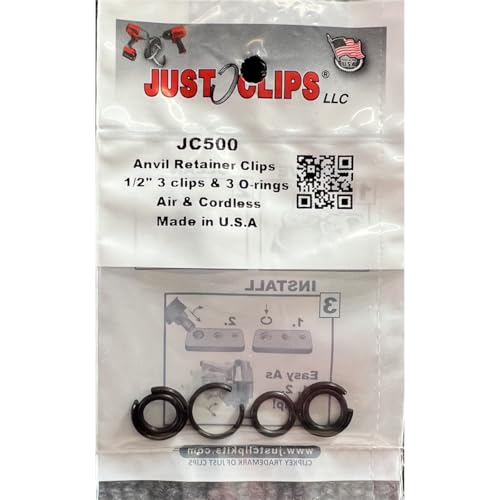 12Pack 1/2 Anvil Retainer Clip Refill Kit