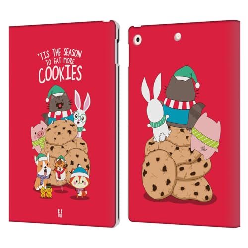 Étui iPad 10.2 Head Case Designs chat de Noël idéal pour regarder vos vidéos au lit