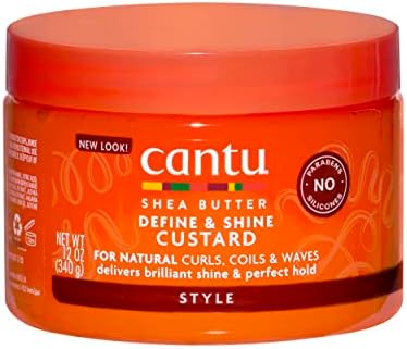 Cantu Shea Butter for Natural Hair Curling Custard, 12 Ounce