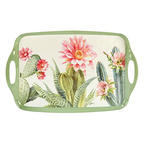 Bandeja rectangular con asas de melamina resistente Desert Beauty 19'' 2