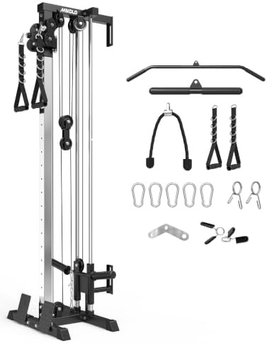 Mikolo Wall Mount Cable Station, Cable Crossover Machine with Dua...