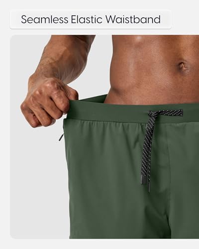 maamgic Men's Running Athletic Shorts 5"/7" Quick Dry Stretch Workout Gym - Image 5