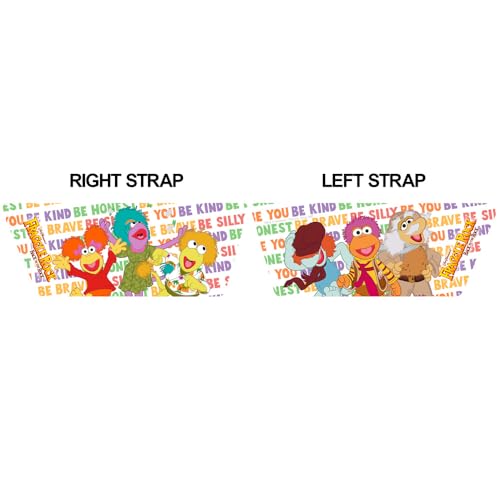 Popfunk Fraggle Rock Fraggle Line Up Unisex Adult Slides Sandals Officially Licensed Hypd Slydr Switch™2