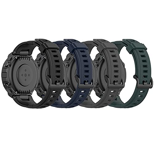 Qghxo Band For Amazfit T-Rex, Soft Silicone Replacement Band For Amazfit T-Rex/T-Rex Pro Smartwatch (No Tracker, Replacement Bands Only) #TOP6