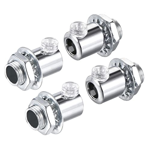 Presse-étoupe pour suspension design lot de 4 serre-câbles en métal