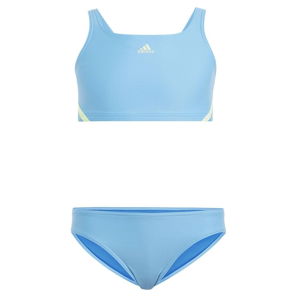 adidas Bikinis de 3 Rayas para niñas, 13-14 años, Negro, 18 Meses