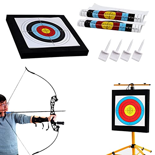 SOPOGER Archery Target for Backyard Adult, Easy Arrow Removal, Durable Bow and Arrow Target for Youth Outdoor Shooting Practice (EVA)