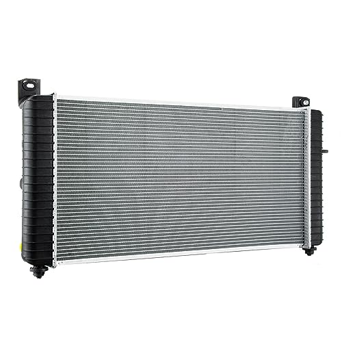 KiayUiey 34''W Radiator for 1999-2013 Chevy Silverado 1500 2500 3500 4.3L 4.8L 5.3L 6.0L Radiators for 2002-2013 Cadillac Escalade 5.3L 6.0L 6.2L by KiayUiey - Image 3