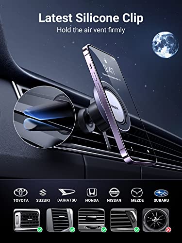 Image of UGREEN MagSafe Car Mount, Magsafe Phone Car Holder, Air Vent 360 Adjustable Magnetic Phone Holder, Strong Magnet, Easily Install, Compatible with iPhone 17 Pro Max and Phones with MagSafe Case