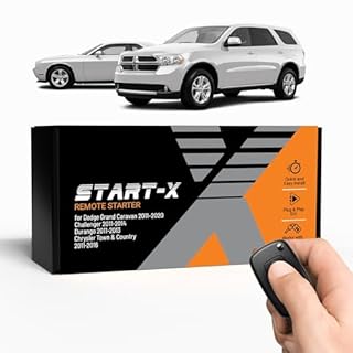 Start-X Remote Starter Kit for Dodge Grand Caravan (2011-2020), Challenger (2011-2014), Durango (2011-2013), Chrysler Town & Country (2011-2016) | Key Ignition | Plug & Play Install