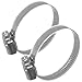 Produktbild 2 Stück Set Schlauchschelle aus Edelstahl V2A Spannbereich für 19 mm 1,9 cm 3/4" Zoll Außen Durchmesser Tülle Klemmschelle Binder Wasser Gartenschlauch