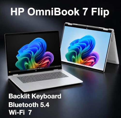 Image of HP OmniBook 7 Flip (Next Gen Envy X360) Copilot+ 2-in-1 Laptop 16 inch 2K Touch
