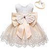 LZH baby meisjes kanten jurk strik bloem jurken bruiloft optocht doopsel doop tutu jurk
