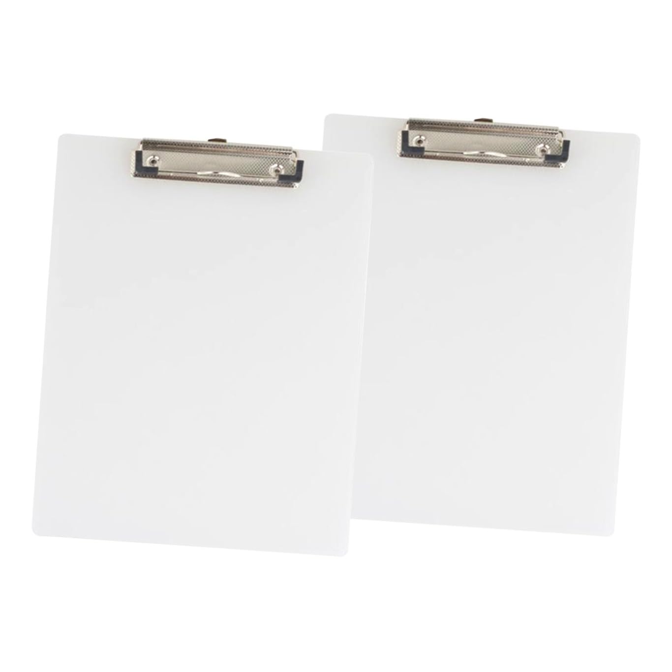 Presse-papiers A4 Transparent en Plastique, Lot de 10 pour Bureau