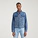 Levi's Original Trucker Chaqueta vaquera, Soft As Butter Dark, XL para Mujer