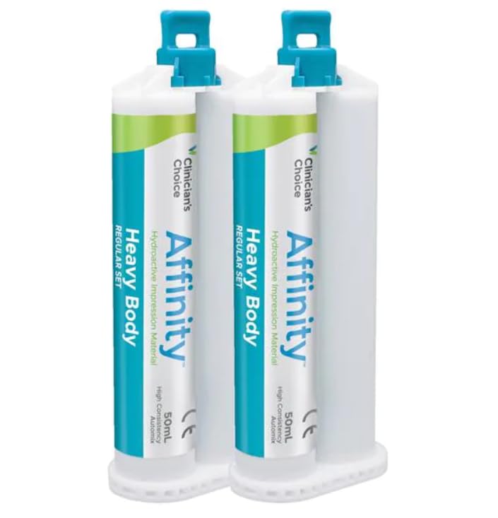 Clinician's Choice 23400 Affinity VPS Impression Material Heavy Body Regular Set 2/Pk