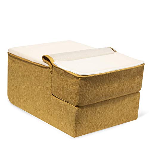 Image of Foldable Pet Steps /Stairs with CertiPUR-US Certified Foam for Dogs and Cats by Best Pet Supplies