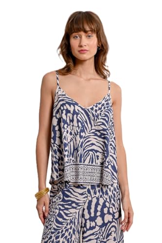 MOLLY BRACKEN Top Femme - Bleu NF101DPDENIMBLU, bleu, Small