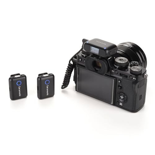 Image of Saramonic BLINK500B2+ Wireless Lavalier Microphone for iPhone Android Type-C Smartphone Camera, 492ft Range, 20h Battery Life, Clip on Wireless Lapel Mic for Live Streaming Video Conference Recording