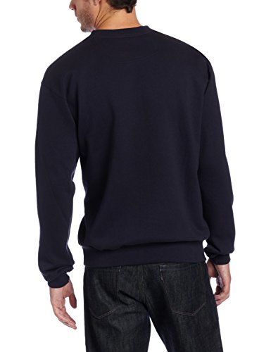 Champion Men's Pullover Eco Fleece Sweatshirt, Navy, Small