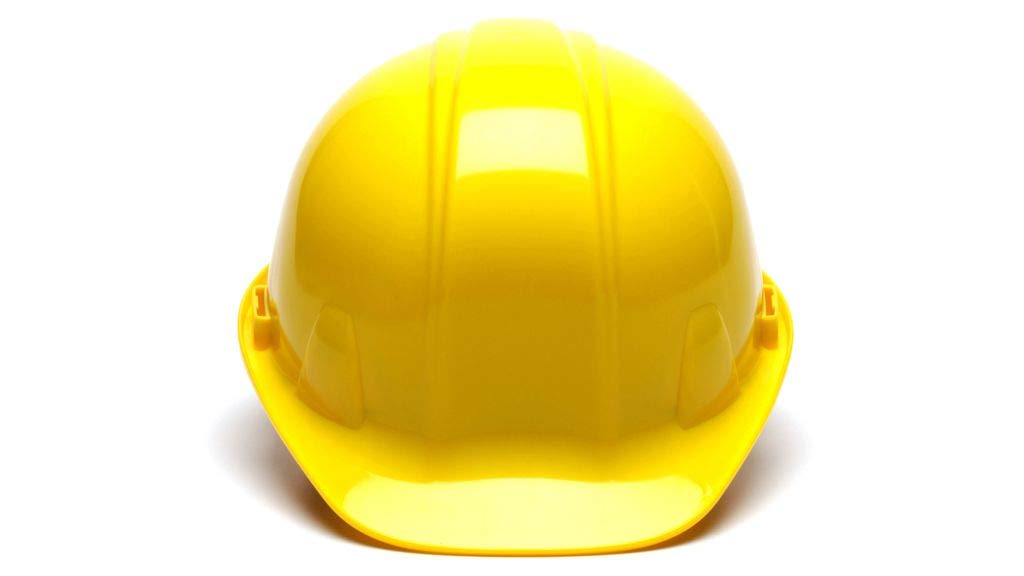 Pyramex Safety HP16130 Casque de suspension à cliquet 6 points Jaune Taille unique