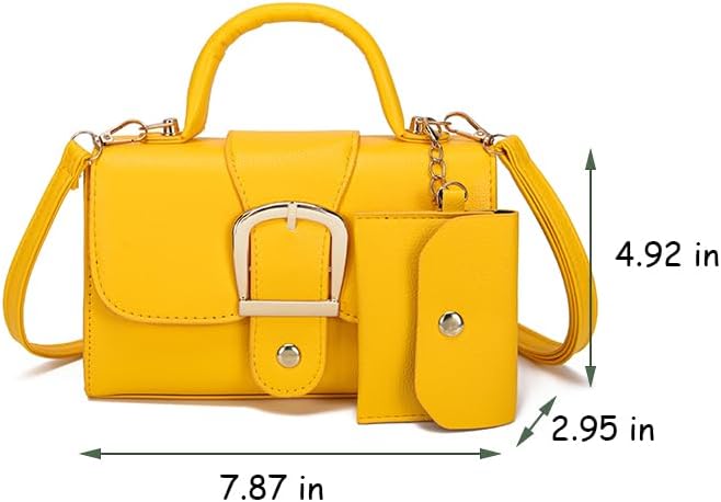 XMLiZhiGu Small Crossbody Bag，Cute Purse for Women trendy，Girls Top Handle Clutch Handbag | Small, Cute, Purse, trendy - Image 3