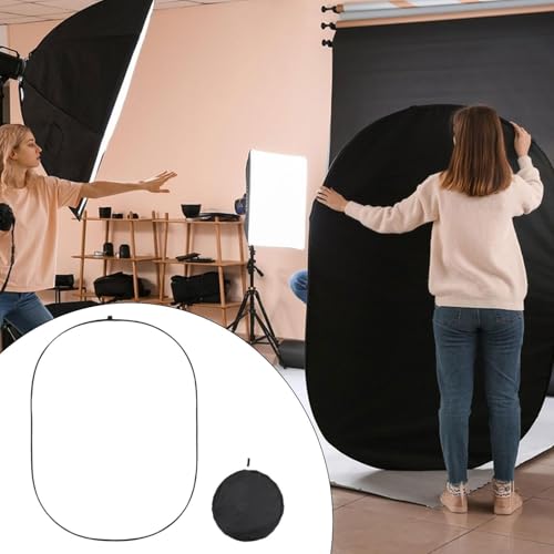 Image of Light Diffuser Foldable Background Cloth Panel Photography Modifier Metal Cloth Construction Easy Setup Suitable for TV Production Video Studio, 100x150cm