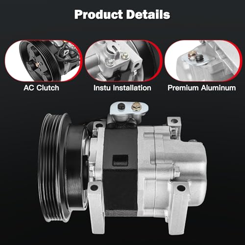 Image of CCIYU Air Conditioning Compressor for Mazda Protege Protege5 2.0L 1.6L