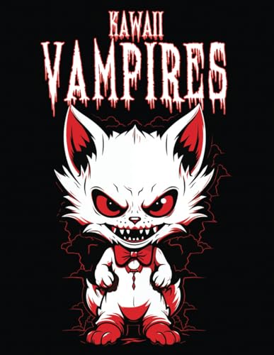 Kawaii Vampires: Spooky Coloring Book of Enchanting Creatures and Whimsical Worlds for Kawaii Art and Fantasy Enthusiasts (Kawaii Kingdom Series) (Gothic Kawaii Coloring Adventures)